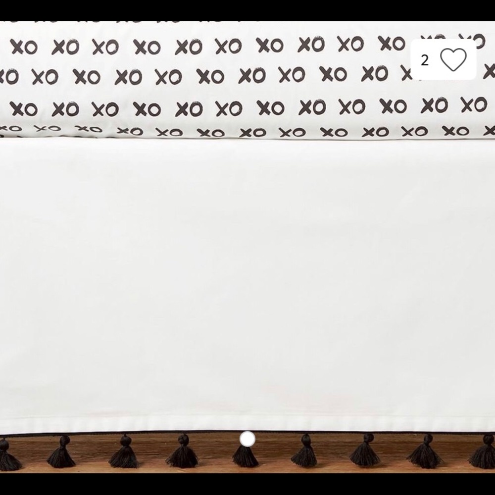 Crib Skirt - Pottery Barn Kids - Emily and Meritt